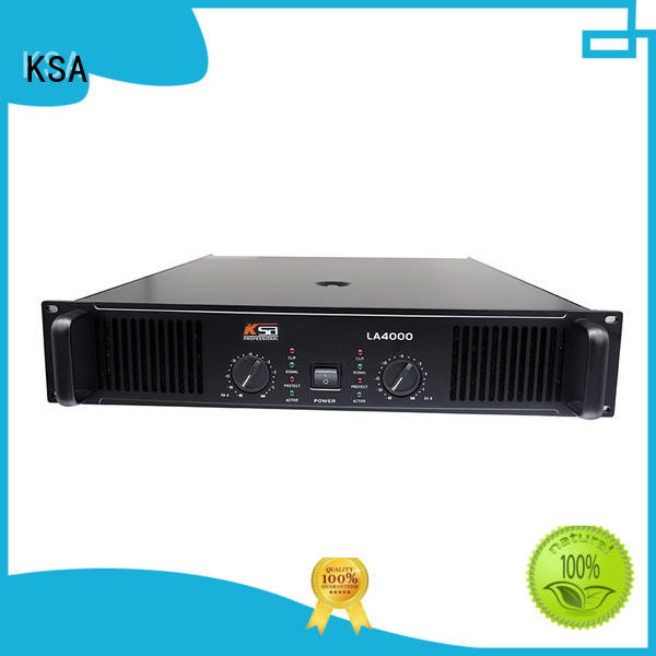 KSA cheap stereo power amplifier bulk production for night club