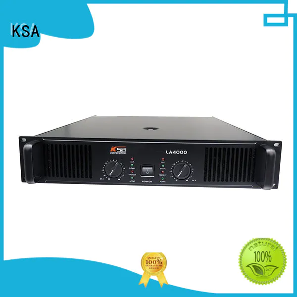 KSA cheap stereo power amplifier bulk production for night club