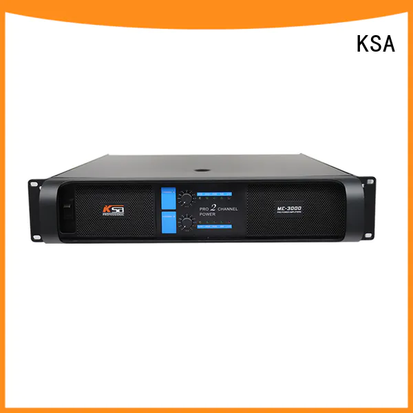 KSA audio power amplifiers manufacturer for club