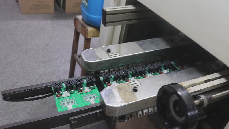PCB board of power amplifier assembling