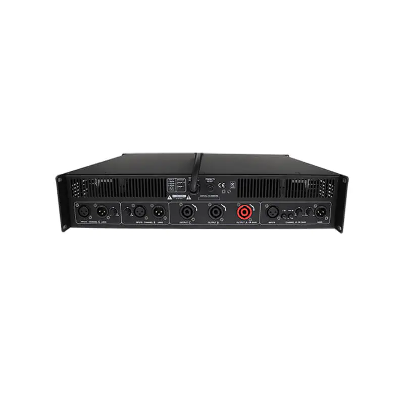 Stabile performance H class 3 channels professional amplifier for KTV room