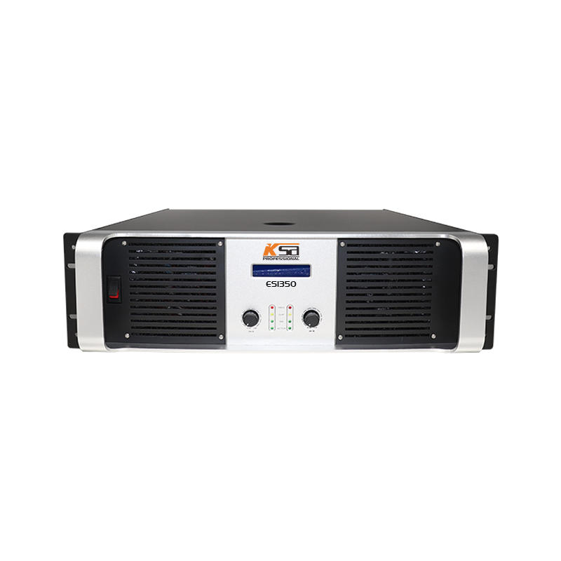 Good price TD circuit 3U two channel strong  professional power amplifier with LCD.