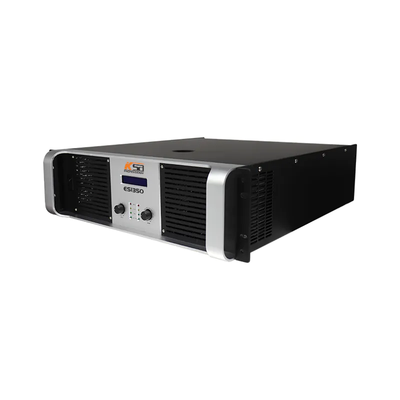 Good price TD circuit 3U two channel strong  professional power amplifier with LCD.