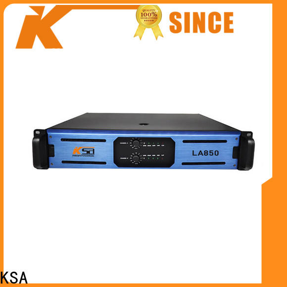 KSA two channel power amplifier supply for club